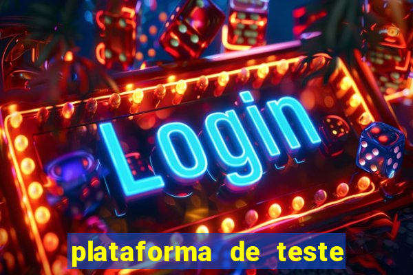 plataforma de teste pg demo